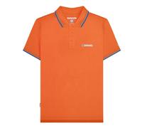 (4XL, White/Black/Gold) Lambretta Mens Twin Tip Polo Shirt