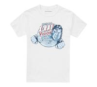 (4XL, White) Superman Unisex Adult Xray Vision Vintage T-Shirt
