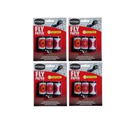 4xNippon Fly Papers Pack of 3 Sticky Flying Insect Trap Pesticide Free