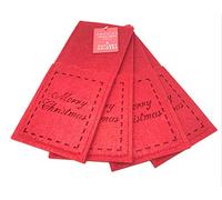 4YH Textiles Merry Christmas Pack Of 4 Cutlery Holders From The Premier Christmas Collection