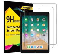 4youquality 2-Pack for iPad 6th/5th, Air 2/1, Pro 9.7-Inch Screen Protector