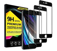 4youquality [3-Pack[Full Coverage] iPhone SE 3/2 (2022/2020 Edition) Screen Protector, Tempered Glass Film [LifetimeSupport][Full Coverage] Screen Protector for iPhone SE 2020 & iPhone SE 2022