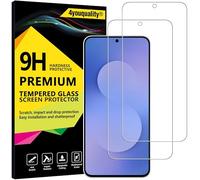 4youquality Screen Protector for Samsung Galaxy A57 5G / S25 FE, Tempered Glass Film, 2-Pack, [LifetimeSupport][Impact-Resistant][Anti-Scratch]