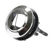 4YourHome 58mm Dual Flush Toilet Cistern Button with Twin Push Rods - Chrome