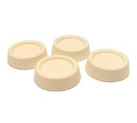 4YourHome QUAMIS58 Premium Quality Universal Washing Machine Anti-Vibration Feet, Pack of 4 - Cream