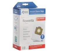 4YourHome Vacuum Extra Strong Extra Capacity Microfibre Dust Bags Compatible With Karcher Vacuum Cleaners Pack Of 5