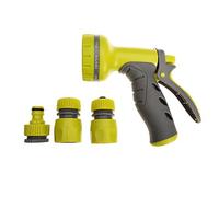 4YourHome Water Spray Gun Hose Kit for Gardening and Car Wash with 9 Pre-set Spray Patterns
