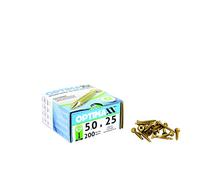 5.0 Optimaxx Extreme Performance Wood Screws Box - Zinc Plate & Yellow Passivated, Pozi Wood Screws (5.0x25mm)