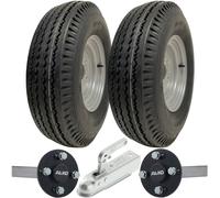 5.00-10 High Speed Trailer Kit Road Legal P802 Wheels ALKO Axles & Hitch 710kgs