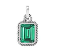 5.00 Crt Original Certified AA Quality Natural Emerald Panna Gemstone Locket Pendant (WY4)