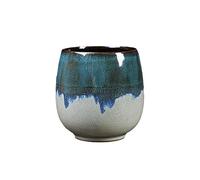5.07oz Ceramic Kiln Espresso Cup Set - Japanese Tea Cup - Creative Potbelly Cup-Kiln Blue -100ml single pack-101-200ml
