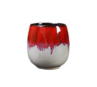 5.07oz Ceramic Kiln Espresso Cup Set - Japanese Tea Cup - Creative Potbelly Cup-Kiln turn red -100ml single pack-101-200ml