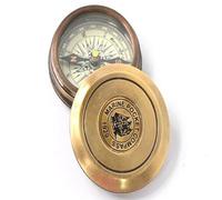 5.08 Cm Compass Replica Brass Pocket Transit Compass Robert Frost Poem