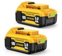 5.0Ah 18V Max Battery Replacement Compatible with Dewalt 20V Battery DCB200 DCB204 DCB205 DCB206 DCB180, High Capacity Lithium-Ion 18 Volt Cordless Power Tool Battery with LED Indicator