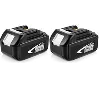5.0Ah Replacement for Makita 18V Battery BL1860 BL1820 BL1830B BL1840B BL1850B BL1815B BL1835B LXT400 Lithium-ion LXT Battery with LED Indicator for Mak 18V Cordless Power Tools (Pack of 2)