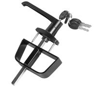 5-1/2" L-Handle Lock kit,EFFIBUILD Shed Door Latch with 4 Keys, 5-1/2" Stem Shed L-Handle Lock Kit for Sheds Doors, Playhouses, Chicken Coops,Camper, RV, Garage Door(Black).