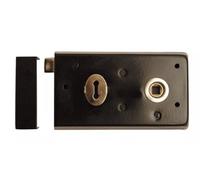 5.1/2" X 3" Black Rim Sashlock (Pack Of 1)