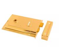 5.1/2" X 3" Brass Rim Sashlock