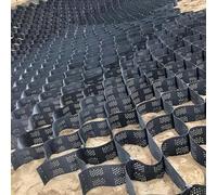 5.1 cm ThickSoil Stabilization System - Foldable Gravel Driveway DIY Patio Walkways RV Parking Garden & Slope Solutions - Expandable Grid for Enhanced Stability