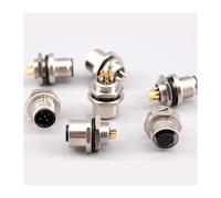 5/10/100 PCS M12 male and female socket 3 4 5 6 8 17 pins weld IP67/68 Install front/rear panel waterproof circular connectors IDGTTLDF(BQ 16mm 17p-male)