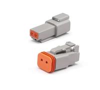 5/10/100 Sets Type Connector Male Female Waterproof Connectors 3-Pin Dt04-3p Dt06-3s,Sealable,3 Position IDGTTLDF(With wire-Male,5 Sets)