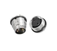 5/10/100sets M16 male/female curved straight jack socket 3 4 5 6 7 8 12 14pin IP67/68 waterproof PCB panel connector size 18mm IDGTTLDF(M16-2pin female)
