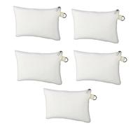 5/10/12/24pcs Heat Transfer Cosmetic Bags with Zipper Toiletry for School Student Stationeries Traveling Pouches