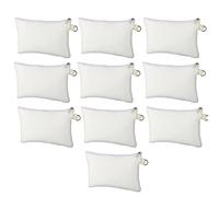 5/10/12/24pcs Heat Transfer Cosmetic Bags with Zipper Toiletry for School Student Stationeries Traveling Pouches