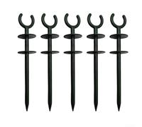 5/10/15/20 Pack Green Garden Hoses Guide Stakes, Heavy-Duty Plastic Hose Holders for Irrigation, Protect Plants and Keep Yard Neat(5pcs)