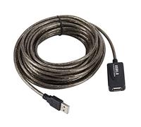 5/10/15/20m USB 2.0 Extension Cable Male To Female Active Repeater Wireless Network Card Extension Cable USB Adapter(10 m)