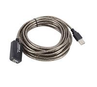 5/10/15/20m USB 2.0 Extension Cable Male To Female Active Repeater Wireless Network Card Extension Cable USB Adapter(5 meters)