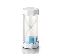 5/10/15/30/45/60 Minutes Teeth Shaped Sandglass Hourglass Sand Clock Egg Kitchen Timer Supplies Kid Game Christmas Sandglass Timer(Blue,15min)
