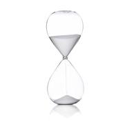 5/10/15/30/60 Minutes Sand Timer Set, Glass Hourglass Timer with Yellow Sand for Home Office Desk Decoration, Household Sand Clock Ornament for Cooking Game Study(Pink,30min 8x20 cm)