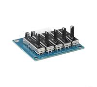5/10/15 Band Graphic Equalizer Board Audio Preamplifier Tone Control Module with Dual Power Supply for DIY Sound System Enhancement(5 Road)