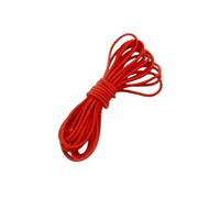 5/10/20/30/40/50M 4mm Elastic Bands for Elasticity Bungee Cord Multicolor Round Shoelaces Rubber Band Rubbery Drawstring(Red,30Meters(6Rolls))