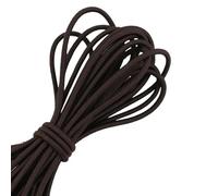 5/10/20/30/40/50M 4mm Elastic Cords Bands Hairband Rubber Rope By Meters Belt Pants Stretch Cord DIY Sewing Supplies(Coffee,50Meters(10Rolls))