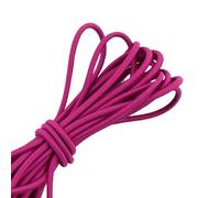 5/10/20/30/40/50M 4mm Elastic Cords Bands Hairband Rubber Rope By Meters Belt Pants Stretch Cord DIY Sewing Supplies(Rosered,10Meters(2Rolls))