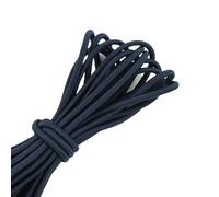5/10/20/30/40/50M 4mm Elastic Cords Bands Hairband Rubber Rope By Meters Belt Pants Stretch Cord DIY Sewing Supplies(Deep Blue,50Meters(10Rolls))