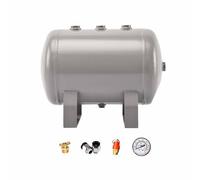 5/10/ 20/30 /50 100L High Pressure Air Tank, Professional Air Storage Containers with Safety Valves/Pressure Gauges, for Stabilizes Air Pressure(15L/4Gal)