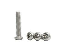 5/10/20/30/50pcs M2 M3 M4 M5 M6 M8 304 Round Self Tap Flat Self-Tapping Screws(16mm,M4 (20PCS))