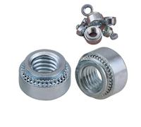 5/10/20/50/100pcs M2 M2.5 M3 M4 M5 M6 M8 M10 Galvanized Carbon Steel Rivnut Self-Clinching Insert Nutsert Press Rivet Nut(M64)