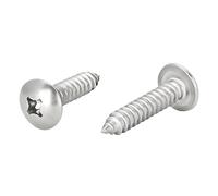 5/10/20/50/100pcs M3 .5 M4 M5M6 304 Stainless Steel Large Pan Hea Self Tapping Screw Cross Wood Screws Woodworking Fastener Nail(M3x30 50pcs)