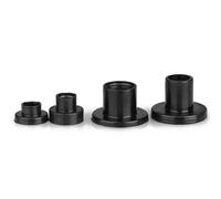 5/10/20/50/100Pcs M3 M4 M5 M6 M8 M10 M12 M14 M16 Screw Nylon Transistor Gasket The Step T-Type Plastic Washer(Black,100pcsTW-9/M5)