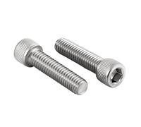 5/10/20/50pcs M2 M3 M4 M5 M6 M8 M10 Stainless Steel Hexagon Hex Socket Cap Head Bolt Screw(12mm,M8 (10pcs))