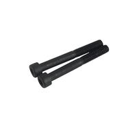 5/10/20/50PCS M3 M4 M5 M6 M8 DIN912 Grade 12.9 Socket Head Black Hexagon Cap Screws(Half thread/50mm,M4(20PCS))