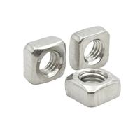 5/10/20/50pcs M3 M4 M5 M6 M8 M10 M12 304 Stainless Steel Square Nuts Metric Nut for ELECTRICAL(M6x20pcs)
