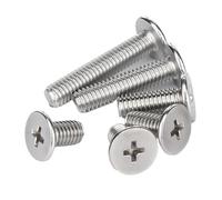 5/10/20 M1.4.6 M2.5 M3 M4 M5 M6 M8 304 stainless steel Cm cross thin low flat head bolt(14mm,M3 x10pcs)