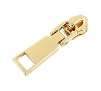 5/10/20Pcs 3# 5# Metal Zipper Sliders Zip Puller for Sewing Bags Suitcase Clothing Coat Zippers Head Repair Kit(LitGold-ForNylon-No5,5Pcs)
