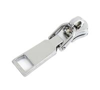 5/10/20Pcs 3# 5# Metal Zipper Sliders Zip Puller for Sewing Bags Suitcase Clothing Coat Zippers Head Repair Kit(Chrome-ForMetal-No5,5Pcs)