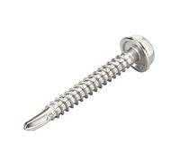 5/10/20PCS 316 A4 Stainless Steel M3.9 M4.2 .8 M5.5 M6.3 Hex Head Self Drilling Screws(M3.9x19mm(20pcs))